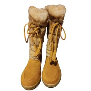 New/J. Crew Leather Sherpa Boots Size 10/Brand Ne… - image 1